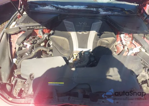 2017 Infiniti Q60 3.0T Red Sport 400 from USA, damaged, VIN JN1FV7EK5HM610207